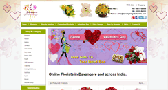 Desktop Screenshot of davangeregiftsflowers.com
